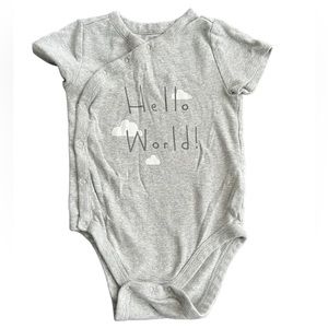🌟🌟🌟3 for $10🌟🌟🌟 BABY GAP Graphic Bodysuit Gray Size 18-24 months